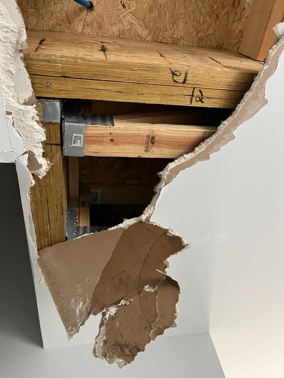 Water-damaged materials removed during restoration in Little River, SC