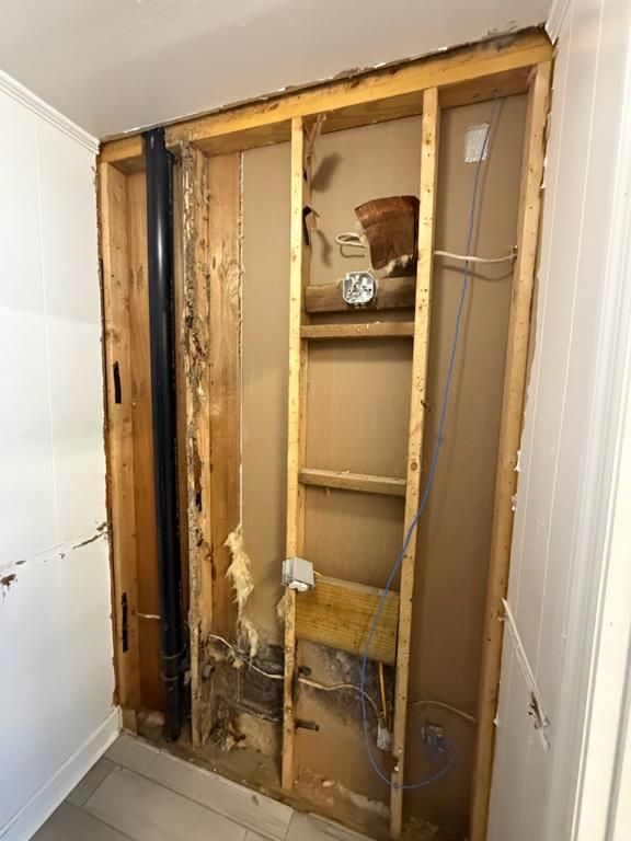 Water-damaged materials removed during restoration in Murrells Inlet, SC